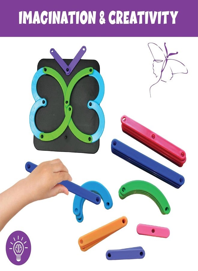 ROKTRY Multi Activity Construction Puzzle Toys for Kids,ABC Toys for Kids,Improves Vocabulary Educational &Creativety,Alphabets Numbers Shapes Puzzles ,Multi Activity Toys for Age Group of 3 + Year - Image 5
